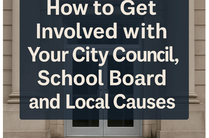 How to Get Involved with Your City Council, School Board, and Local Causes