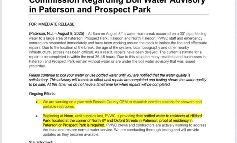 Passaic County Boil Water Alert: The Impact & What Must Happen Next