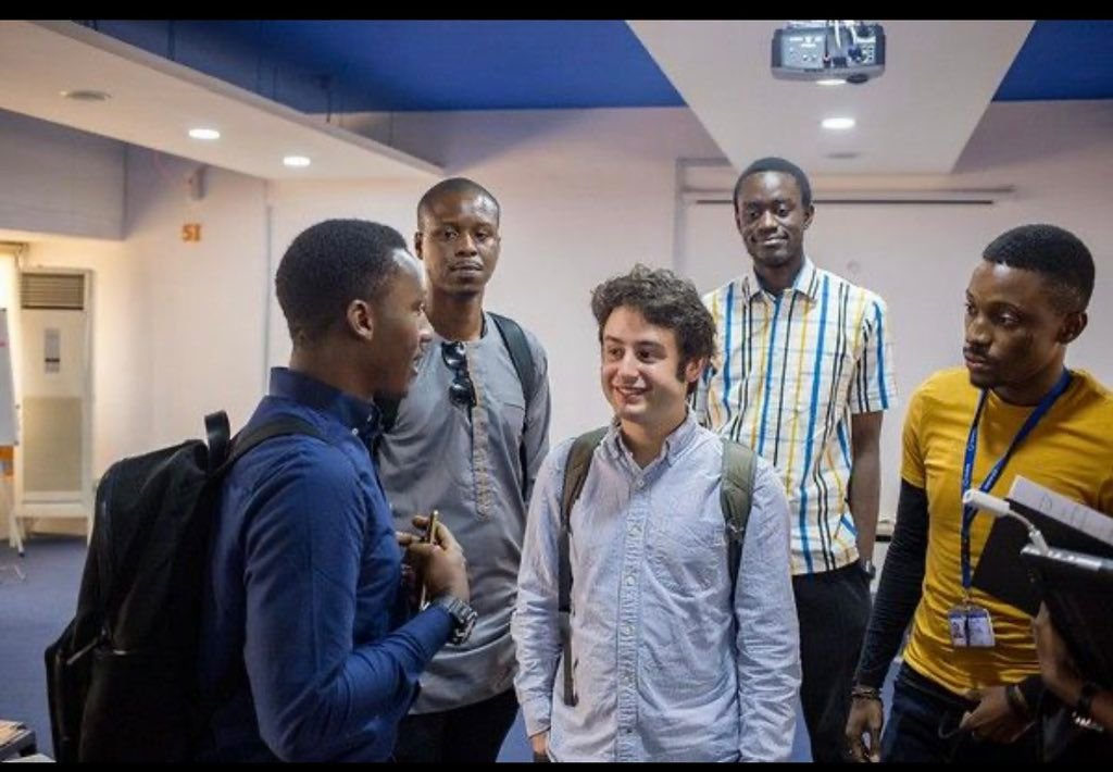 Figma founder Dylan Field with Nigerian designers in Lagos learning lessons from the community