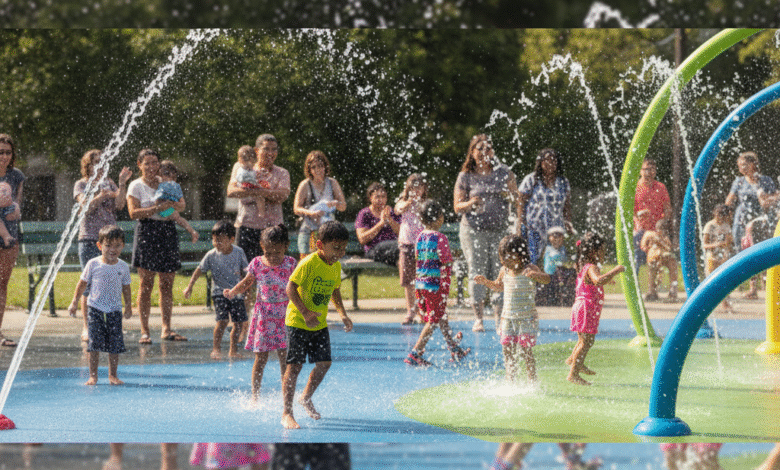 Plainfield Families Find Relief in Splash Park as City Pools Close
