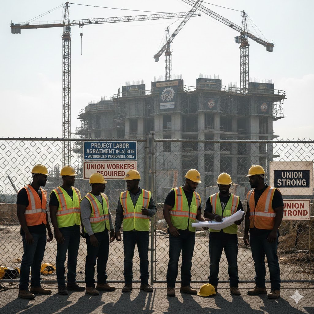 Black contractors and PLAs