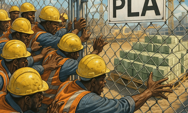 Black contractors and PLAs