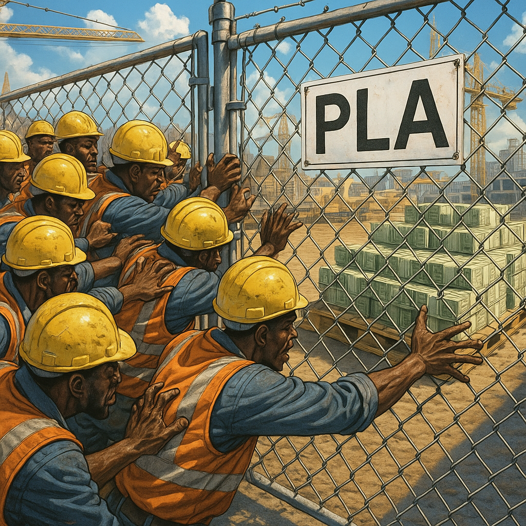 Black contractors and PLAs