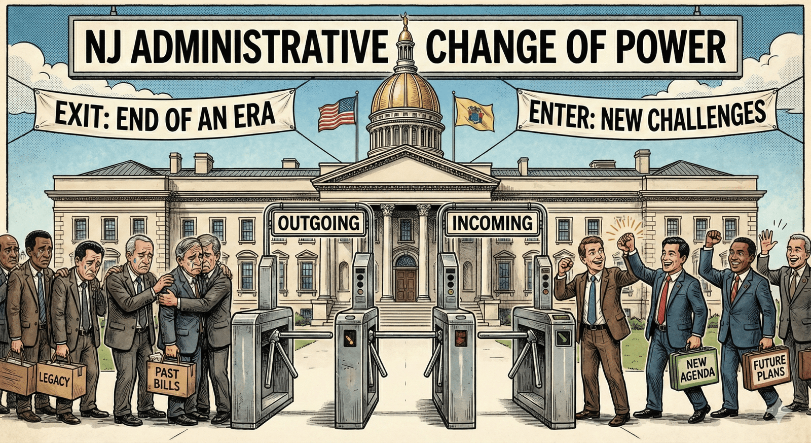 New Jersey's leadership governing differently